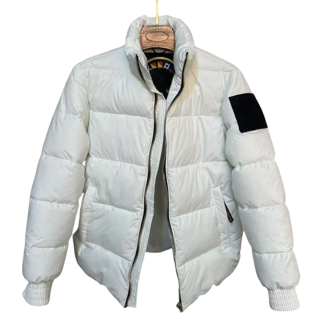 Men's Down Parkas Casual Mens Moos Jacket Outwear Outdoor Doudoune Man Winter Coat Knuck Warm Clothings scissor Metal Armband jacket us size