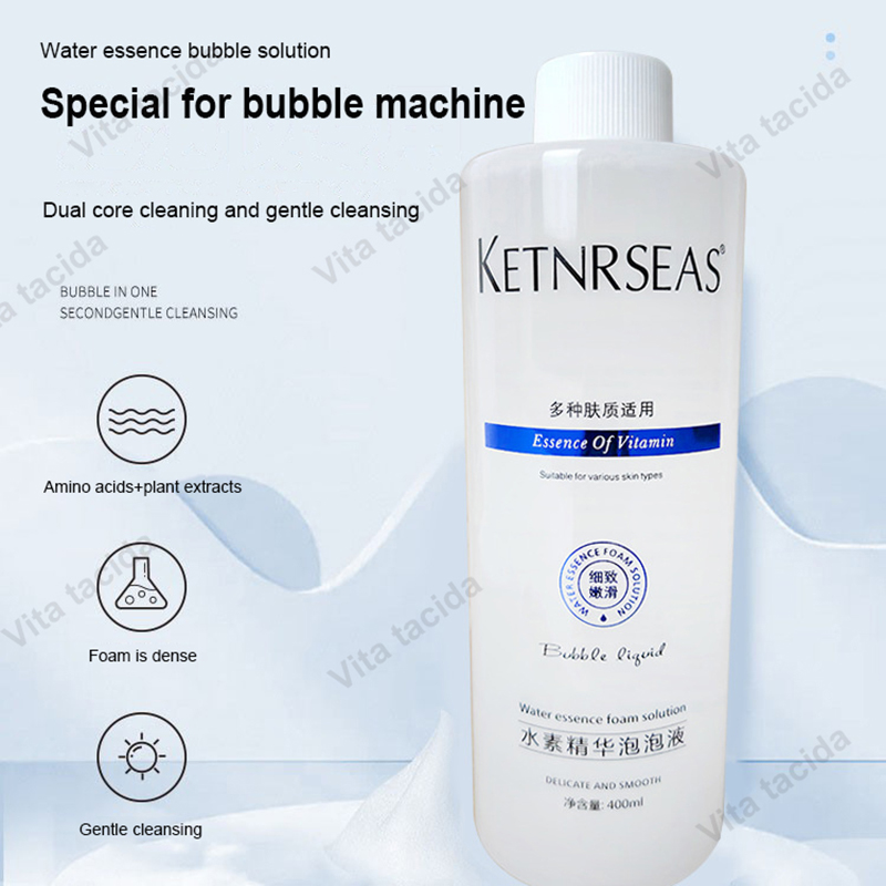 New Deep Cleansing Bubble Water for Active Oxygen Magic Mites Solution For Facial Whitening Machine Beauty Instrument Salon