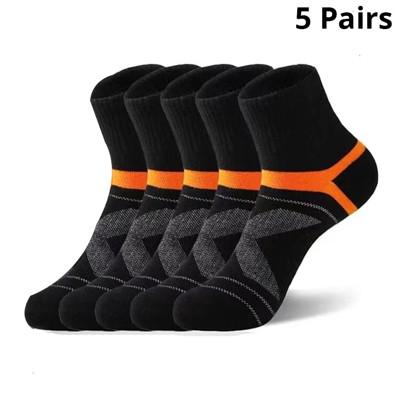 5 Pairs High Quality Lot Men Black Sports Socks Casual Run Summer Socks Men Breathable Male Sock Sokken Size38-45