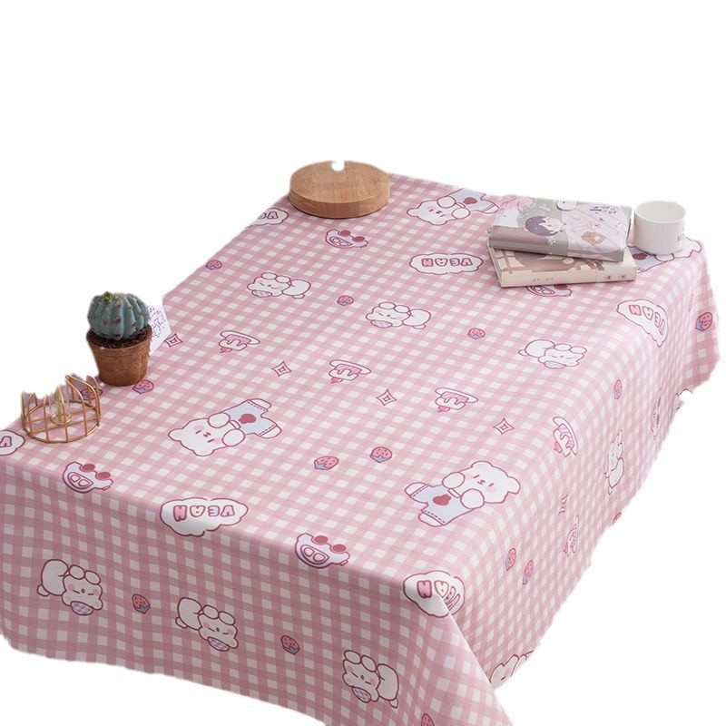 Simple Plaid Tablecloth for Dorm Desk Coffee Table Living Room and Bedroom SGHW01-image-1105102150