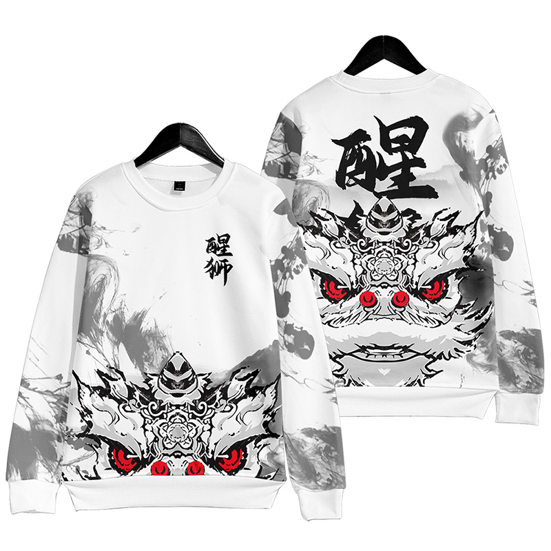 Xiupi Wealth and Prosperity 2024 Dragon Year Primitive Year Clothes Round Neck Sweaters Autumn and Winter New Red Fashion Trend