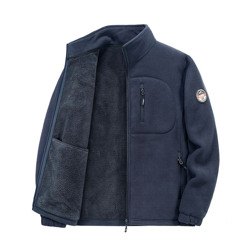 Winter Men Polartec Warm Jackets Men Stand Collar Sports Fleece Linner Coats Men Tactical Windbreaker Hiking Jacket Clothing