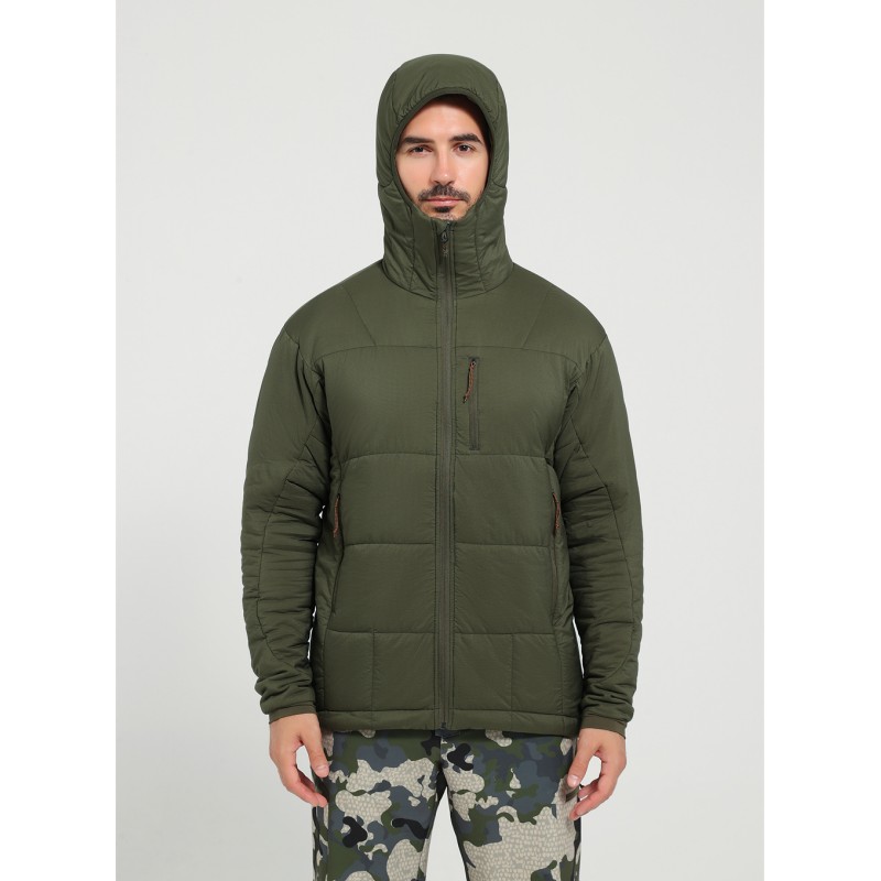 Men's Fall Winter Warm Intermediate Layer Nylon 66 waterproof Lightweight activity Jacket Insulated Hunting outdoor blazer
