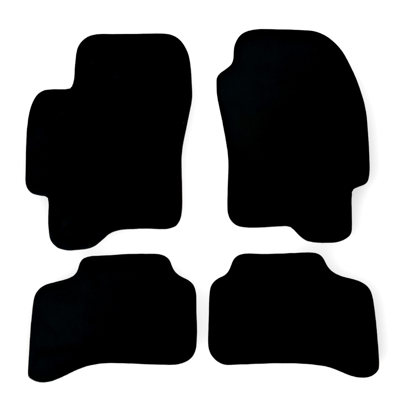 Car Floor Mats Velour For Jaguar X-Type Waterproof Black Carpet Rugs Auto Liners-image-1066061763