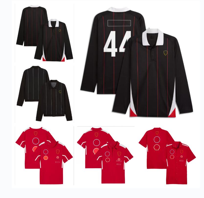 F1logo men's and women's teams fashion POLO shirt F12025 short-sleeved T-shirt with the same customised-image-546215960