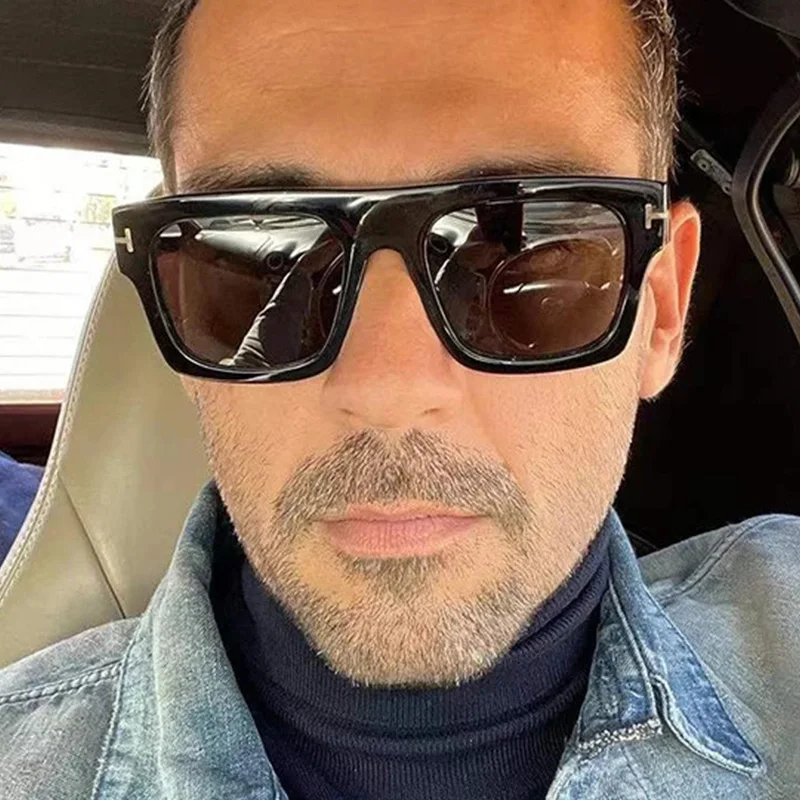 Vintage Square Sunglasses Men Women Retro Luxury Brand Designer Sun glasses UV400 Oversize Eyeglasses Frames