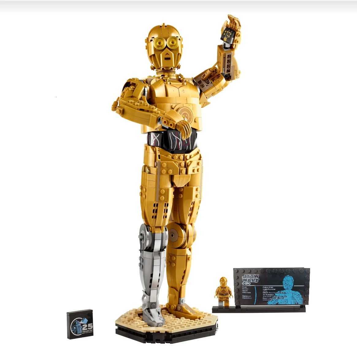 2026 New New 1138Pcs UCS Star Battle C 3Po Robot 75398 Union Bricks Assembly Blocks Model For Holiday Party Ornament Birthday Gift Toy Toys