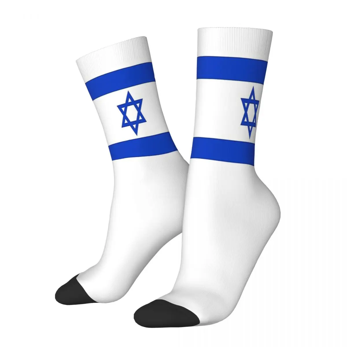 Israel Flag Socks Male Mens Women Spring Stockings Hip Hop