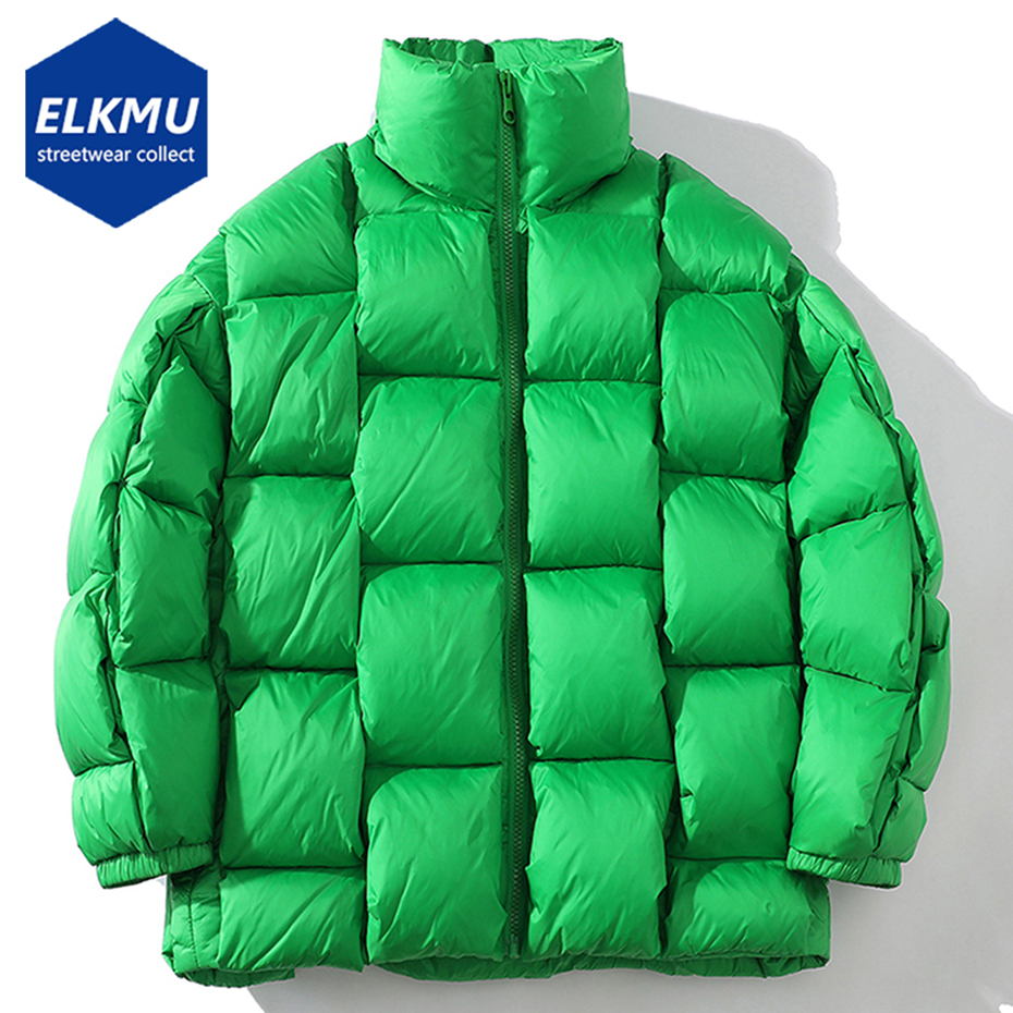 Winter Jackets Padded Coats Square Weave Puffer Jackets Luxury Designer Loose Parkas Harajuku Streetwear Bubble Jackets Unisex