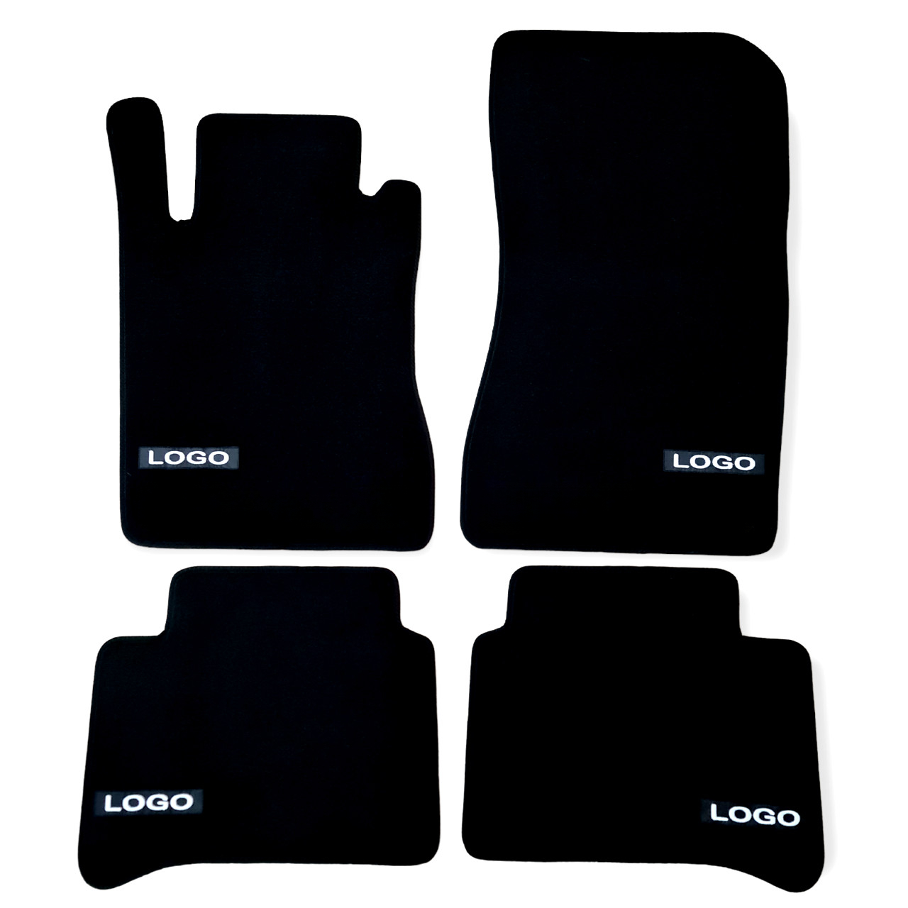 Car Floor Mats For AMG Mercedes E Class W211 Velour Waterproof Black Carpet New-image-1066014503