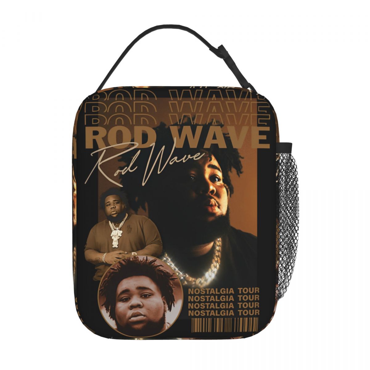 Rod Wave Nostalgia Tour 2024 Thermal Insulated Lunch Bag for School Hip Hop Rapper Portable Food Bag Thermal Cooler Lunch Boxes