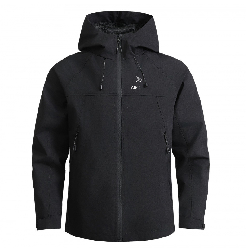 Men's Jackets 2025 Mens Spring/Summer New Print Brand Motorcycle Jacket Mens Outdoor Camping Hiking Hoodie Windproof Adventure Jacket J24110