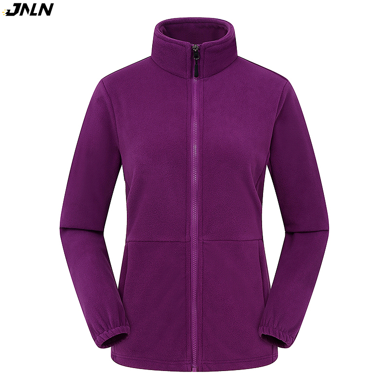 JNLN Womenâs Polar Fleece Jackets Winter Windproof Thermal Soft Shell Jacket Outdoor Hiking Camping Skiing Climbing Warm Coat