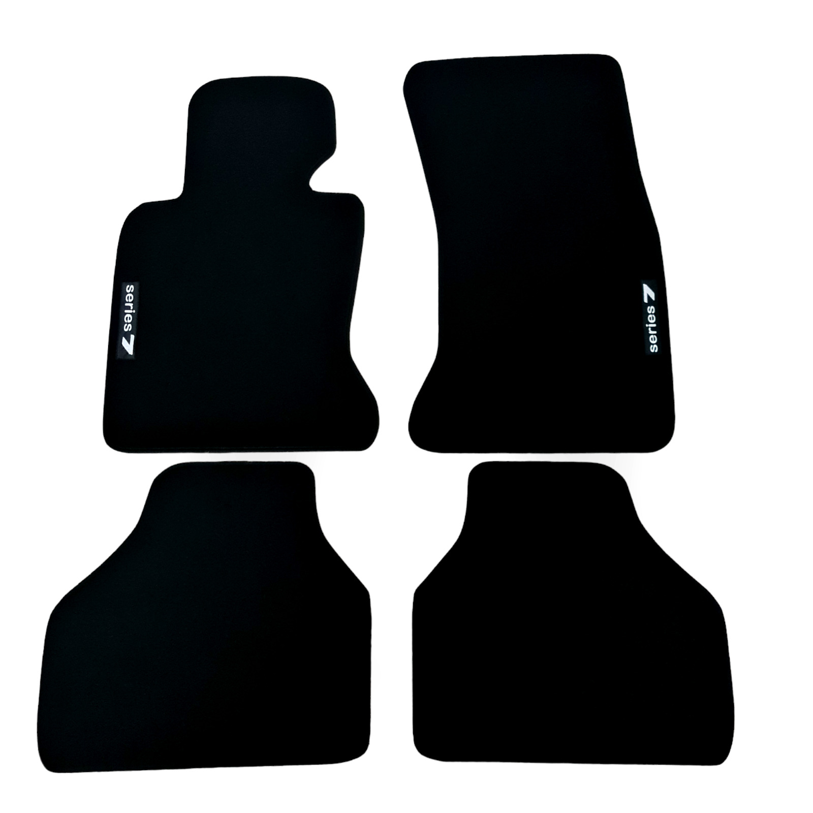 Car Floor Mats Velour For BMW 7 M7 E65 Waterproof Black Carpet Auto Liners New-image-1065956864
