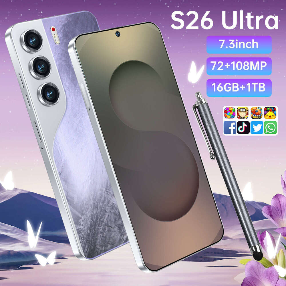 A2 I15 I16 5G S26 Ultra New Phone 7.3inch Large Screen Android 14 Low Price Smartphone-image-1105240645