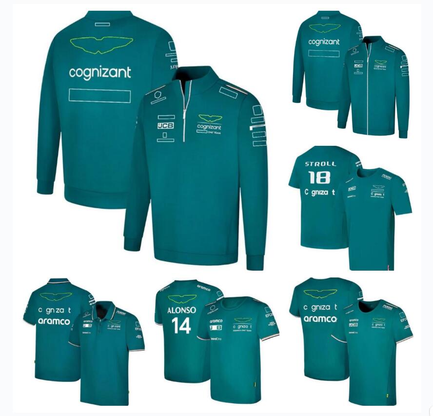 F1logo short-sleeved T-shirt men's and women's F12025 team jackets with the same customised-image-789974438