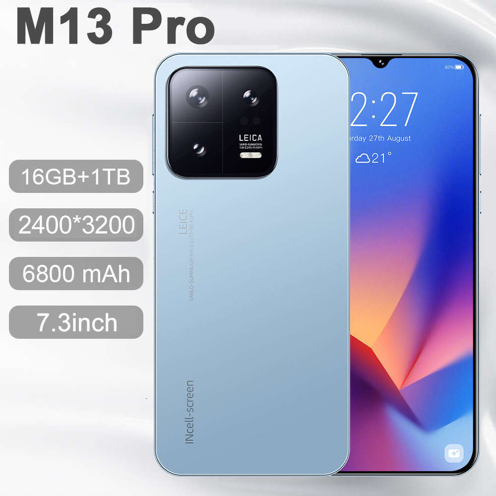 A2 I15 I16 5G 7.3inch Water Drop Screen M13 Pro Smart 2+16 Phone Available-image-1105294615
