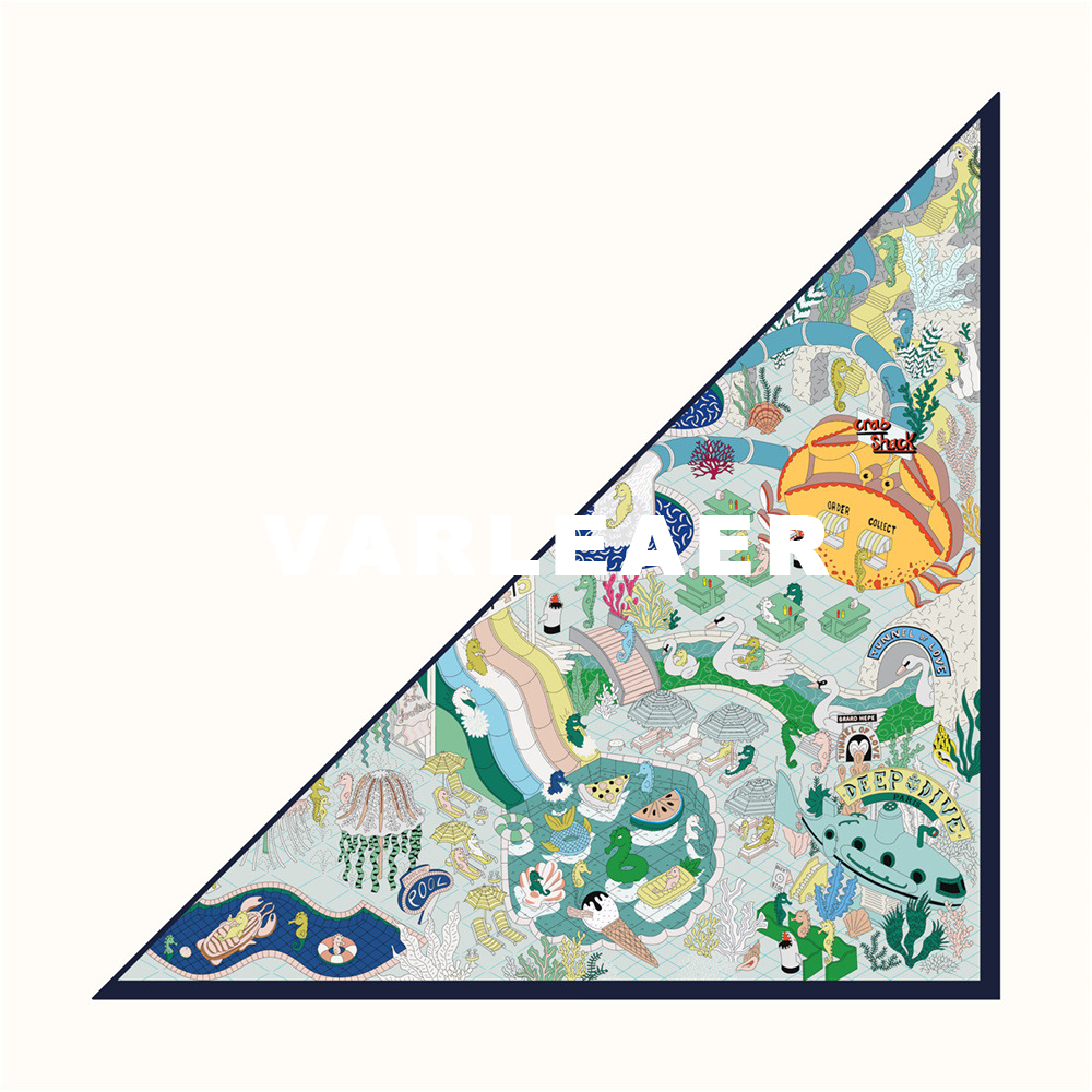 Foulard en soie Femmes Grand Triangle Designers De Luxe Sergé Châles Sac Tête Décoration Été Printemps Vêtements Accessoires Mère Saint Valentin