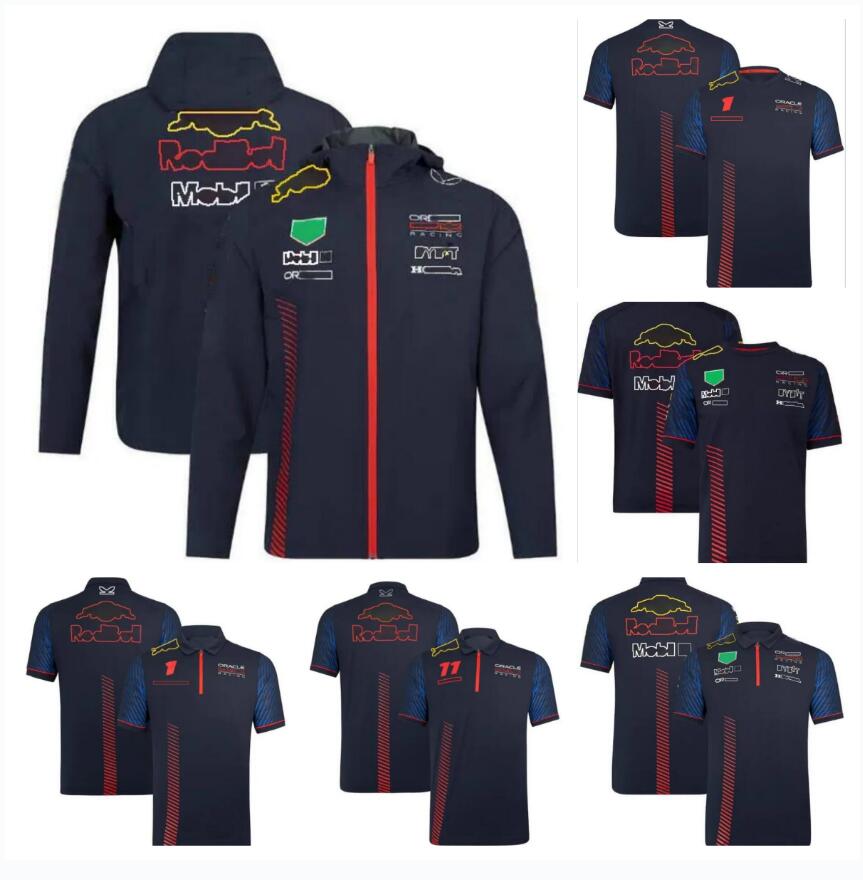 F1logo short-sleeved shirt men's and women's F12025 team jackets same customised-image-545363149