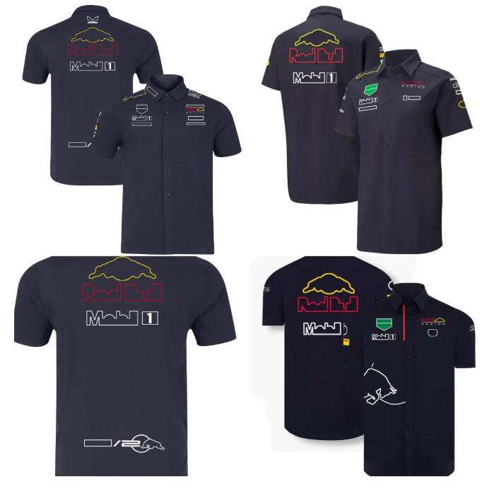 F1logo men's and women's T-shirt F12025 fashion short-sleeved shirt with the same customised-image-685073531