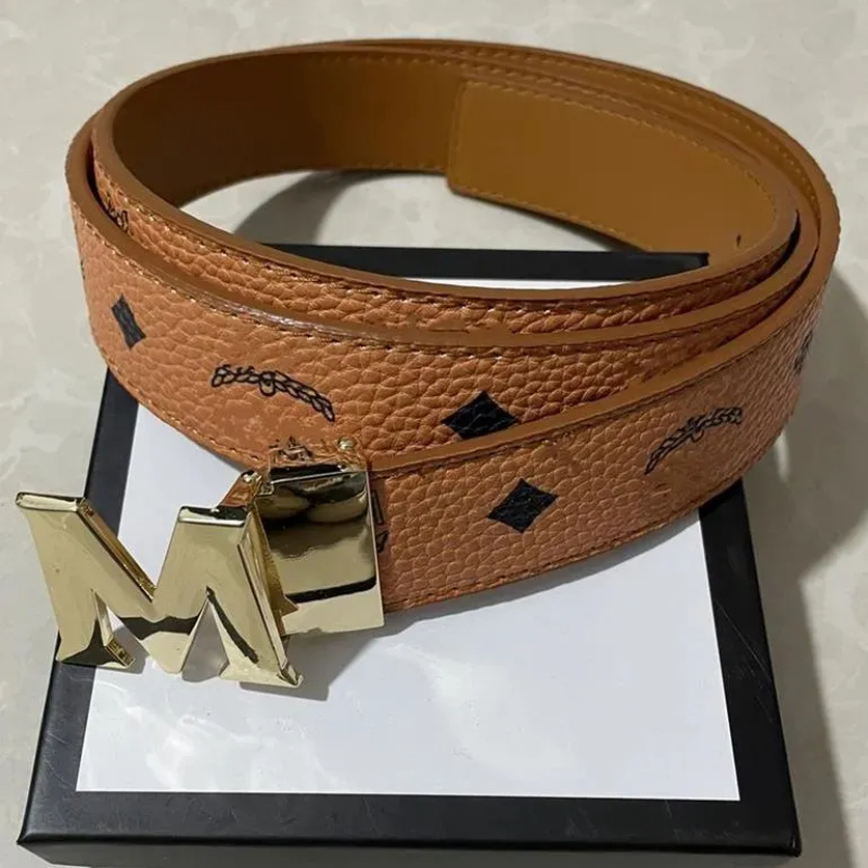 Initiales Silver Buckle Ceinture réversible Ceintures 33 mm Ceinture femme Ceinture de créateur Homme Luxe Cuir Femme Marron Monogramme Damier Az