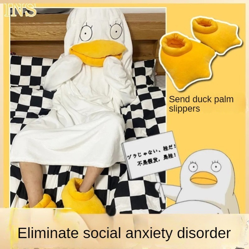 Dessin animé pyjamas drôle gintama elizabeth cosplay nightgown pour femmes hommes mignon couvre-sommeil chaussures de couverture