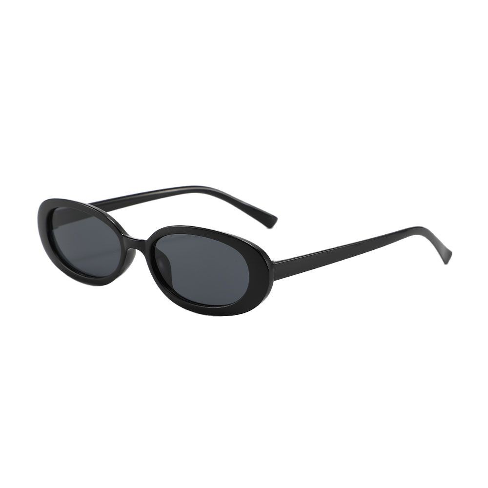 Retro Oval Sunglasses Small Frame Sunglasses for Women Men Jelly Color Gothic Glasses UV400 Fashion Shades Oval Mirror 2025 New