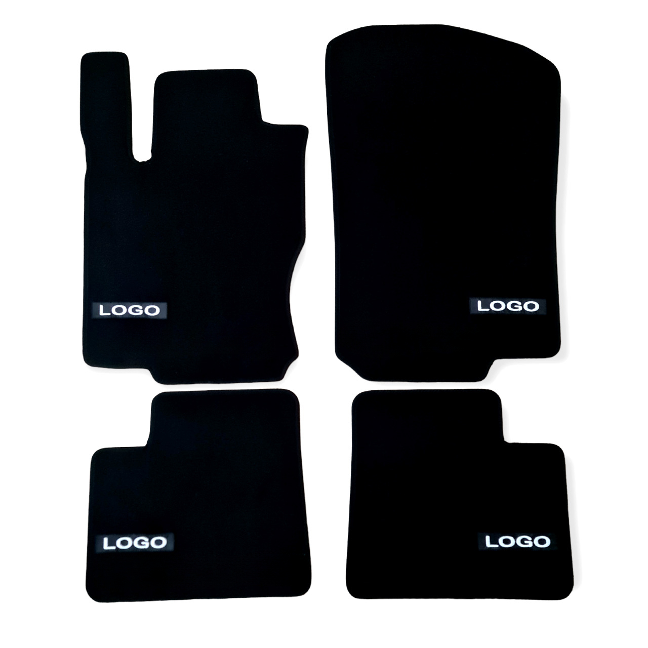 Velour Car Floor Mats For Mercedes GLE AMG W166 Auto Liners Waterproof Black New-image-1066245447