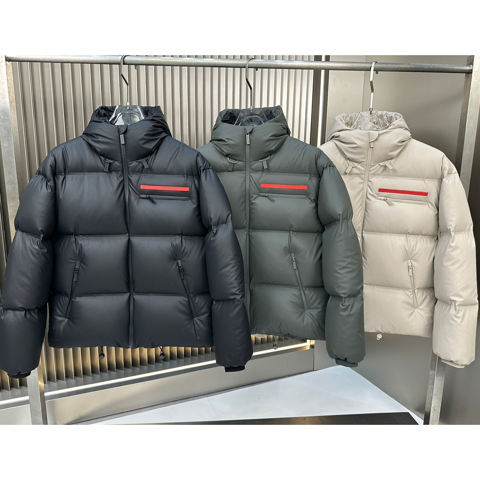 Men's plus size Outerwear Coats Puffer Jacket hoodie hooded casual fashion color stripe printing top quality wild breathable 4g7u26