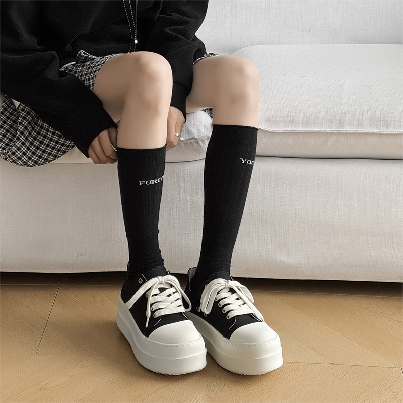 Stylish Fashion Versatile Vintage Women Men Leather Shoes Business Lace Up Leather Height Increasing Solid Rock Gothic Punk Ankle Casual Sports Shoe