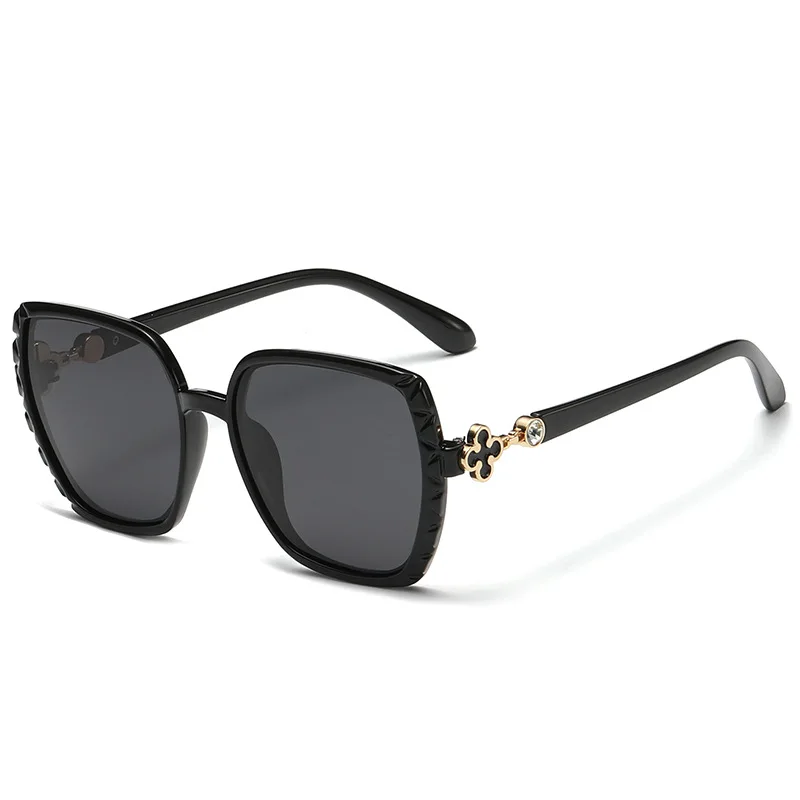 Luxury Square Designer Fashion Big Polarized Sunglasses For Women Glasses Brand 2024 Woman Women's Retro Shades UV400 Eyewear