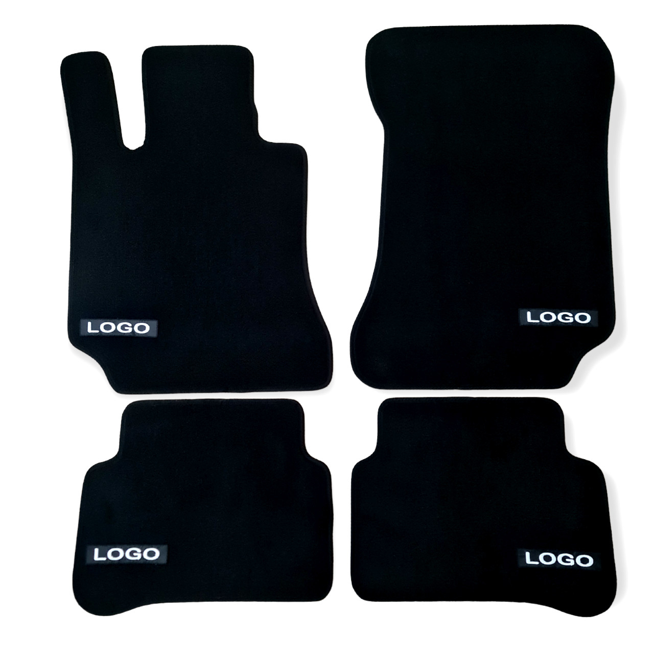 Velour Car Floor Mats For Mercedes E Class AMG 2009 2015 W212 Waterproof Black-image-1066242350