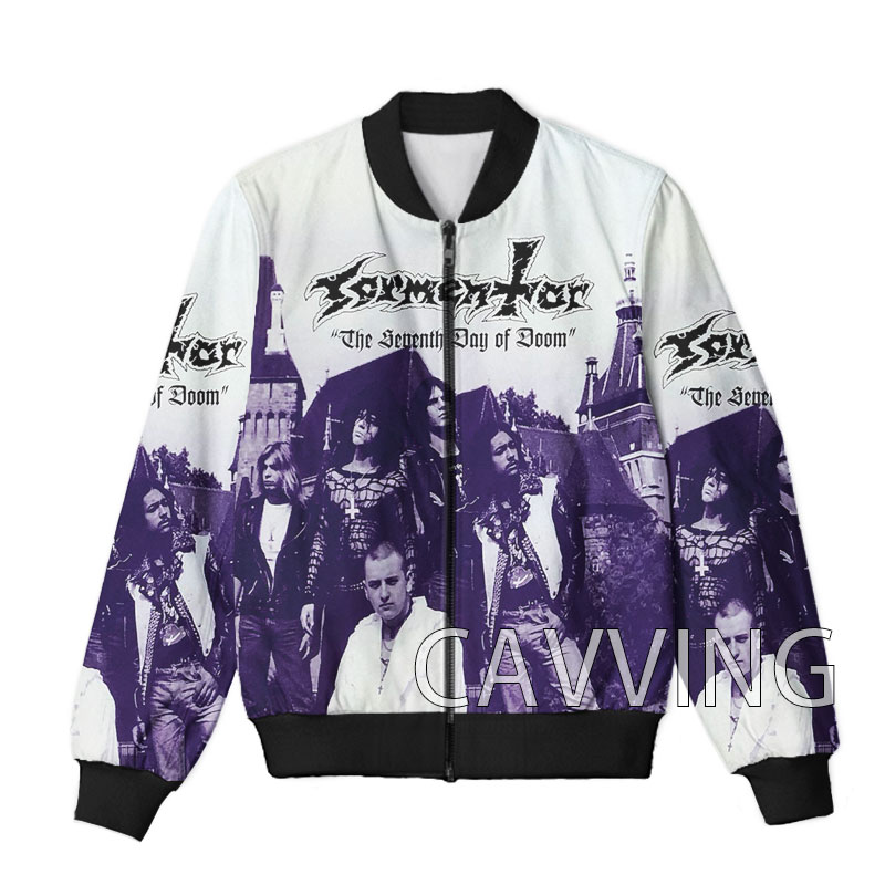 CAVVING 3D Printed Tormentor Band Zipper Bomber Jackets Men Overcoat Mens Coat Zip Up Jackets for Women/Men