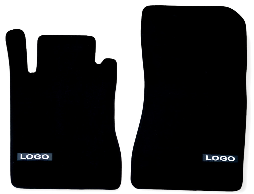 Front Velour Car Floor Mats For AMG Mercedes CLS C219 Waterproof Carpet Liners-image-1066251060