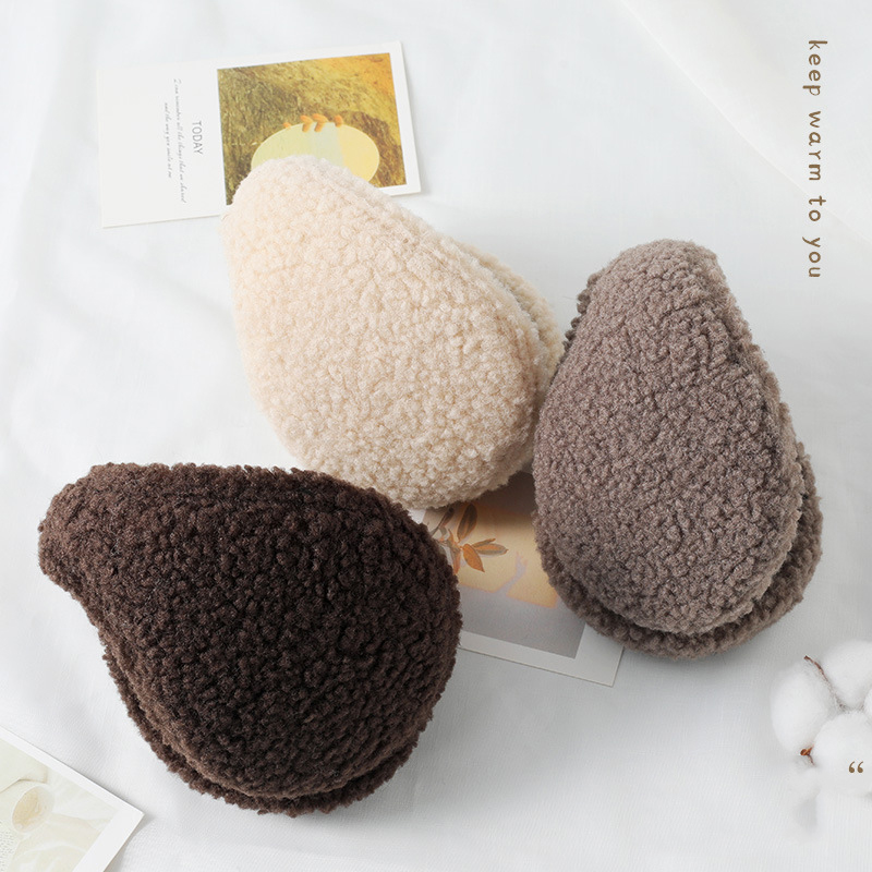 Windproof Earmuffs Men Women'S Ear Warm Protector Thicken Plush Winter Warm Fleece Earmuff Outdoor Cycling Warmer Soft Ear Muffs