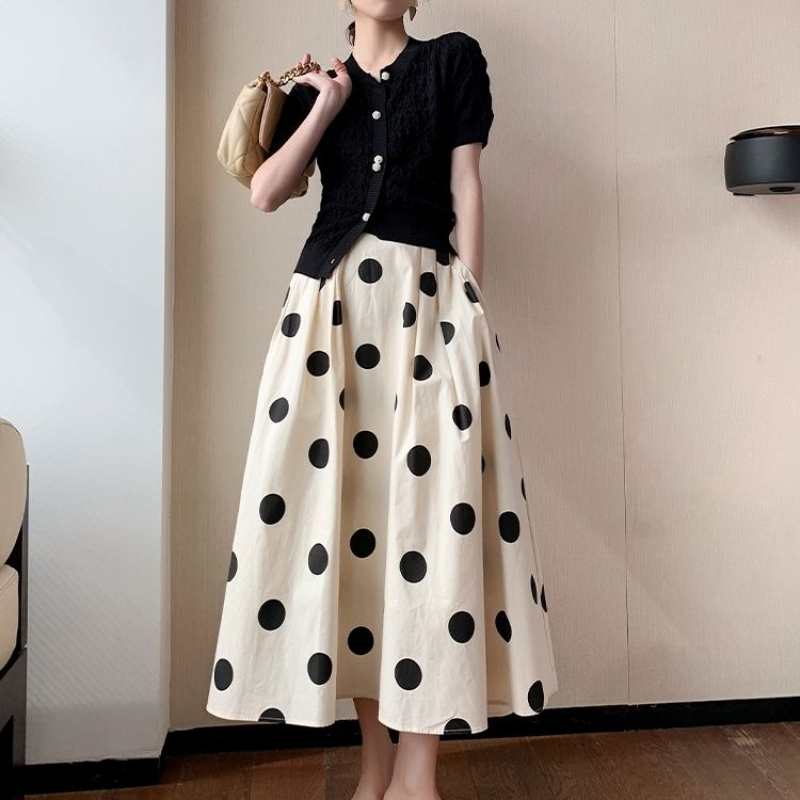 Zipper Women's Skirt A Line Female Skirts Midi Y2k Vintage Korean Style Clothing Trend 2024 Fashion Chic and Elegant Modest V