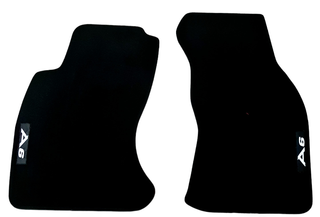 Front Car Floor Mats Velour For A6 C5 S6 RS6 Waterproof Carpet Liners New-image-1066239206