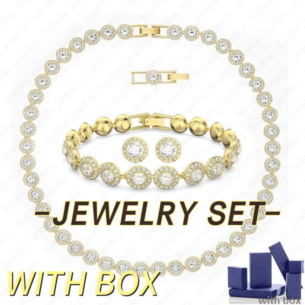 925 silver bracelet jewelry woman designer vvs diamond necklace 18K gold jewelry set Vintage parrure diamond bracelet earings designer jewelry du-image-1066281347