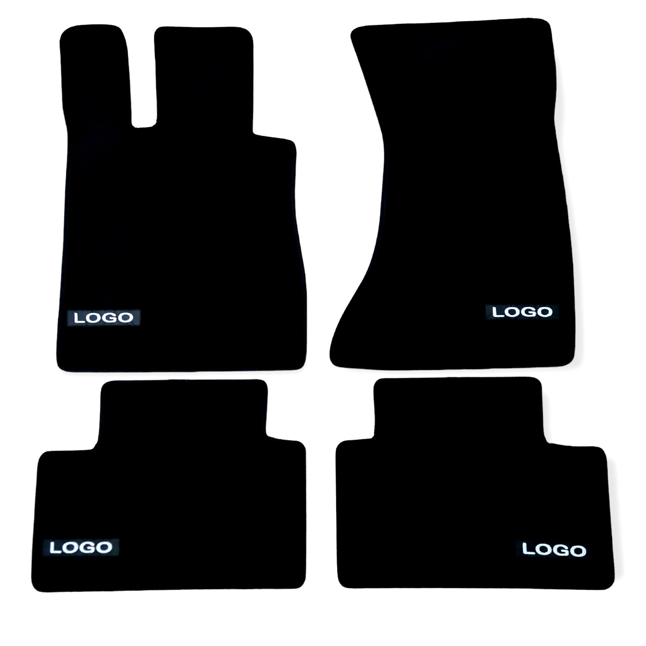 Velour Car Floor Mats For Mercedes S Class AMG W220 Auto Liners Waterproof Black-image-1066296942