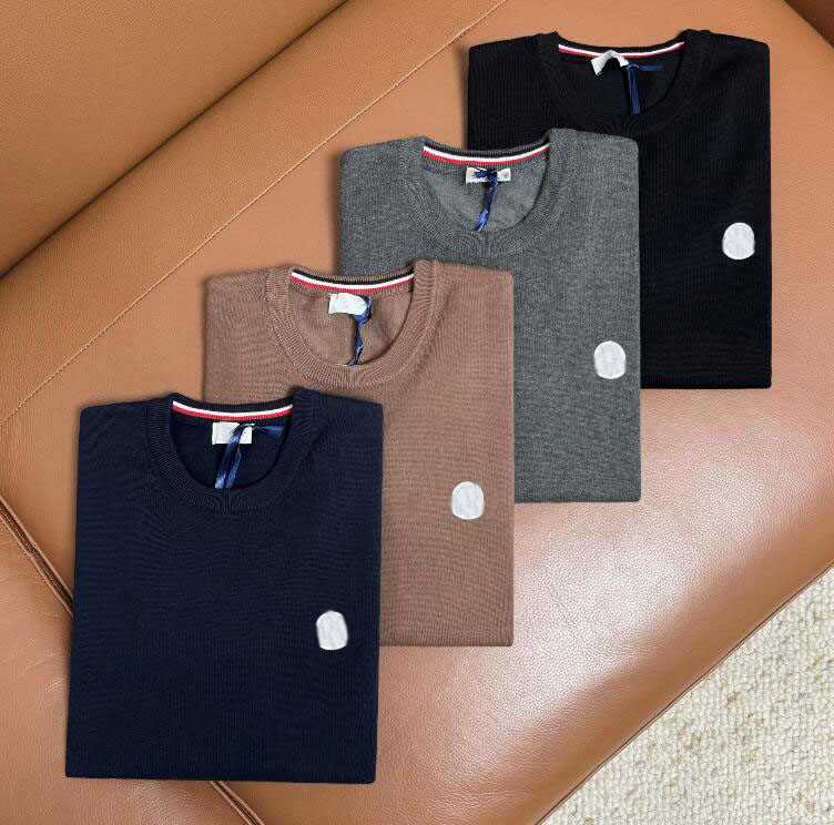 striped badge Designer Mens Sweaters Soft Basic Cashmere Mens Womens Pulls Winter embroidered Knitted Jumper Top Mens Clothing Knit sweaters