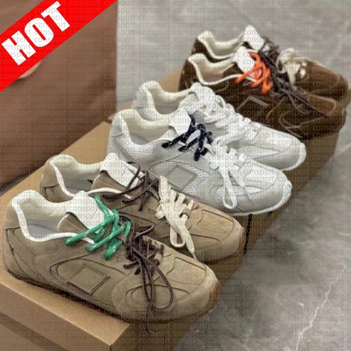 Baskets de créateur toile chaussures décontractées baskets en cuir bas talons plates noués mots de luxe Femmes coulant irrégularité mate toile co