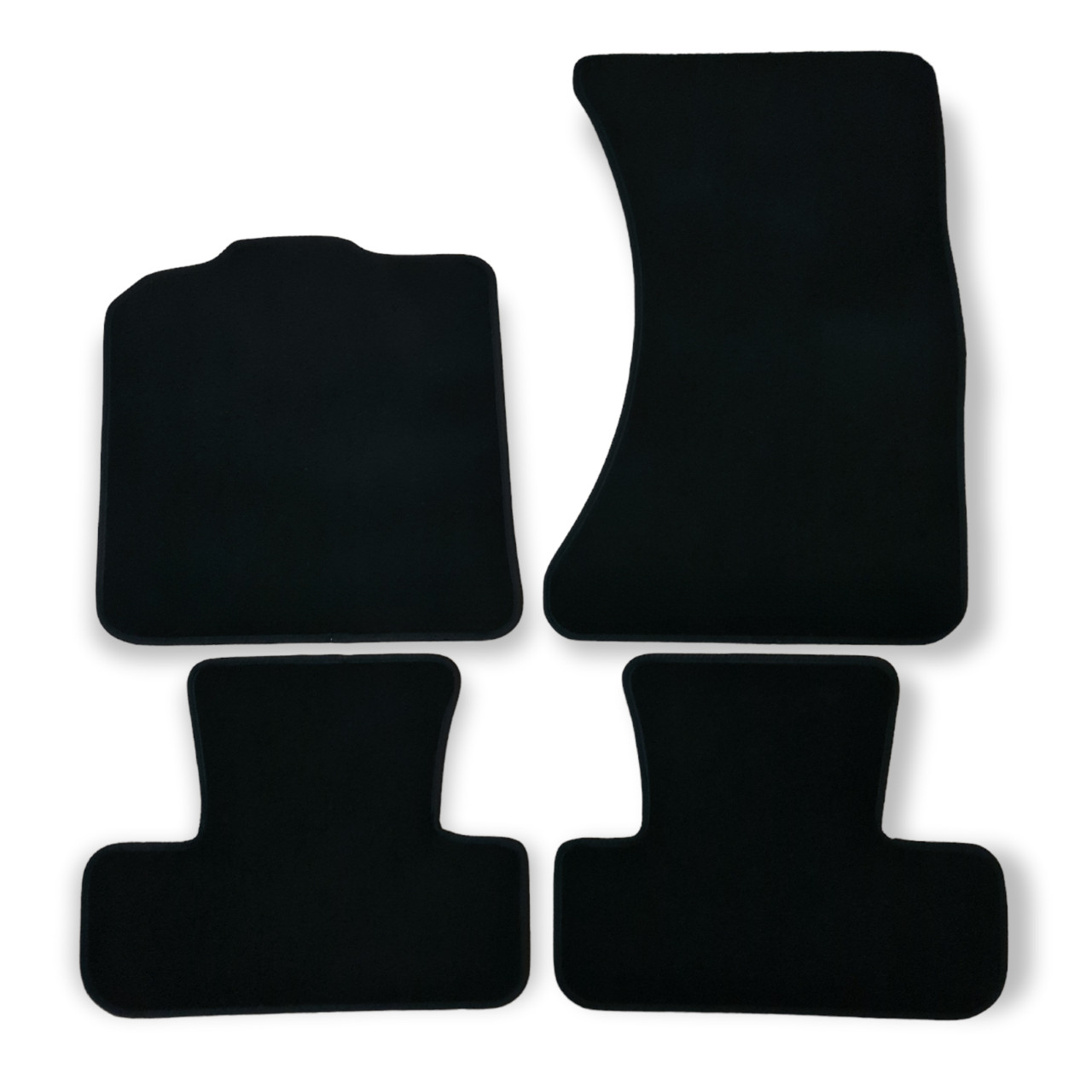 Car Floor Mats Velour For Q5 SQ5 8R Waterproof Black Carpet Auto Liners New-image-1066359947