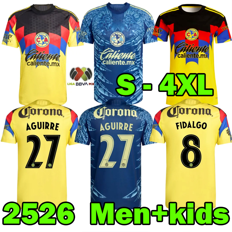 2024 2025 2026 Club America Soccer Jersey XXXL 4XL kids kit goalkeeper football shirt 24 25 26 J.QUINONES GIOVANI HENRY A.ZENDEJAS Home Away fans-image-996603484