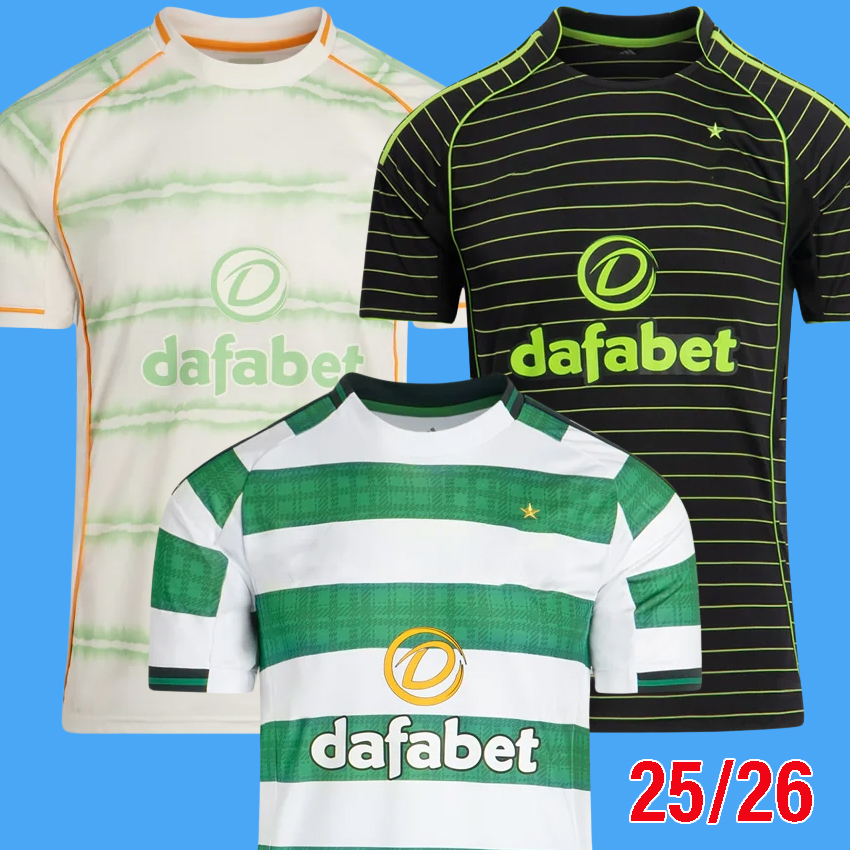 25 26 Celticfc soccer jerseys origins 120 years home away 2025 2026 football shirt Men Kids Kits 123-image-865999941