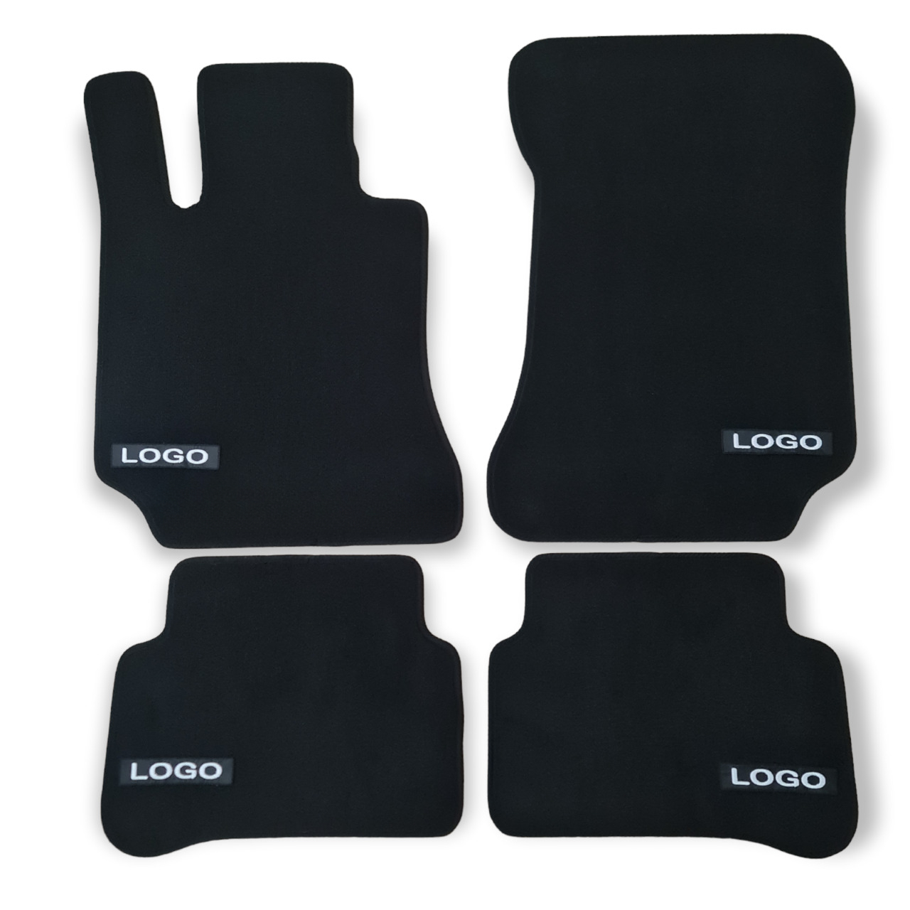 Velour Car Floor Mats For Mercedes CLS C218 AMG Waterproof Black Auto Liners New-image-1066665847