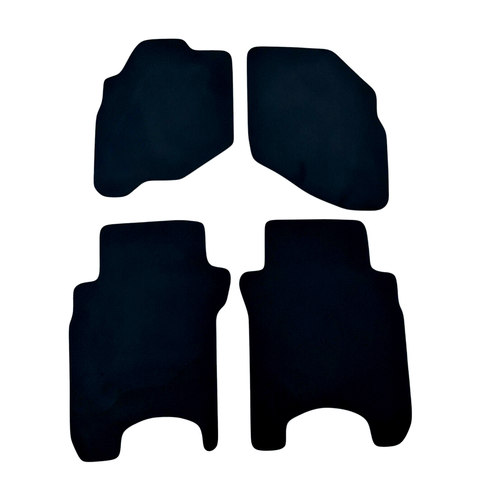 Car Floor Mats Velour For Honda Fit Waterproof Black Carpet Rugs Auto Liners New-image-1066677757