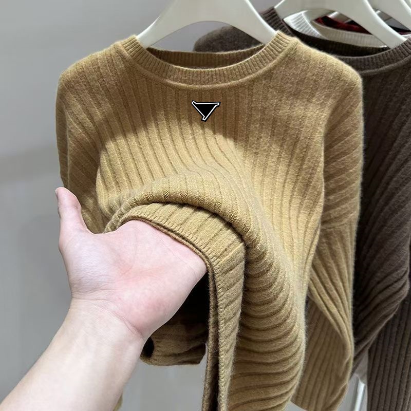 Women's Knits & Tees designer sweater Round neck casual pullover knit slim fit top autumn and winter new streetwear IW2W
