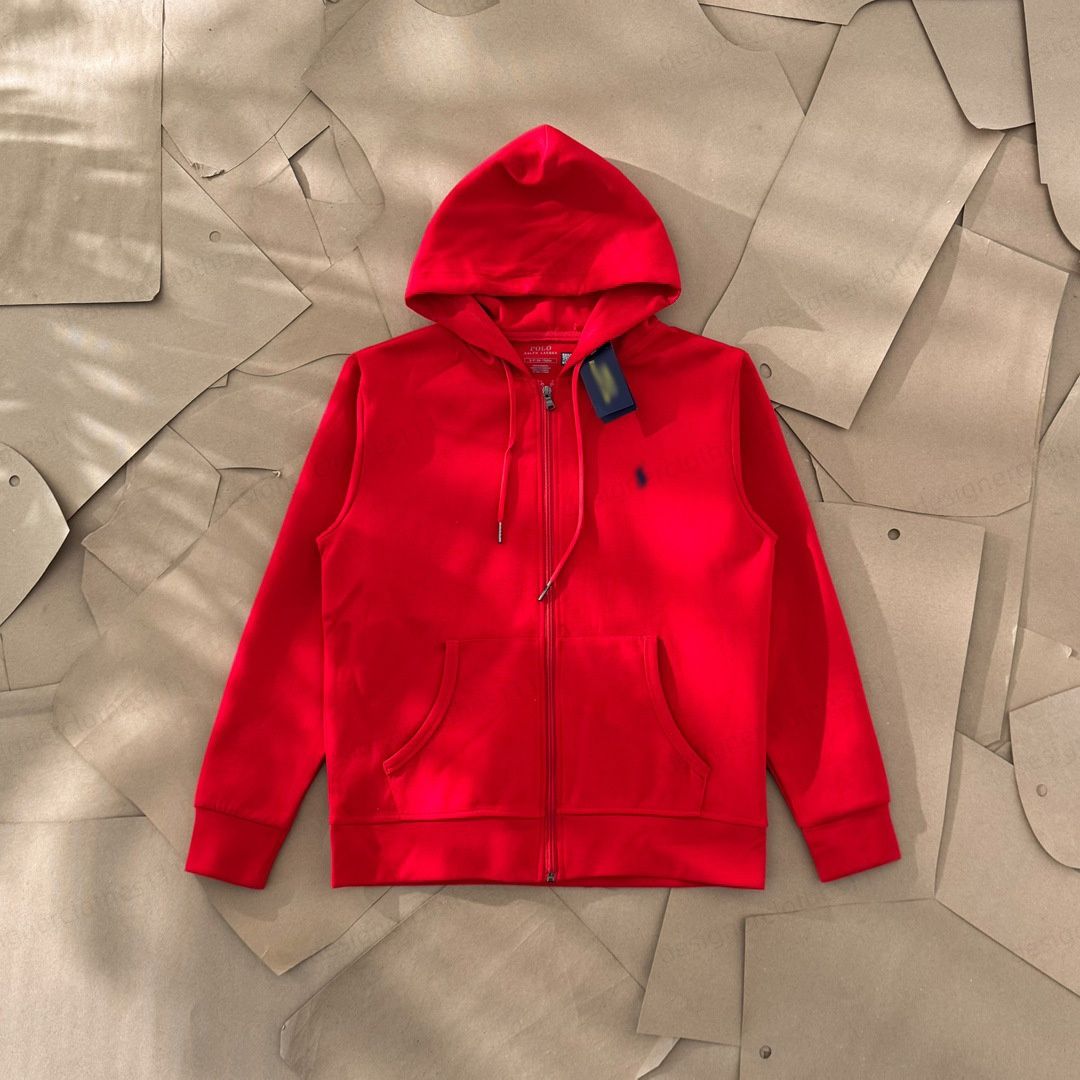 High quality Designer Mens Polo Hoodies Men Women Plolo Tracksuit Cotton hoodie Polo jacket zip up hoodie polo long sleeve Sweatshirts polo hooded j
