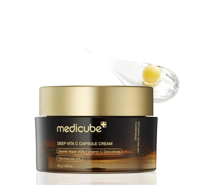 Medicube Deep Vita C Pad for All Skin Type 155g 70pads Jelly Face Cream Collagen Soft SPA Nourishing Moisturize Face Shrinks Pores Remove Comedon-image-1066666985