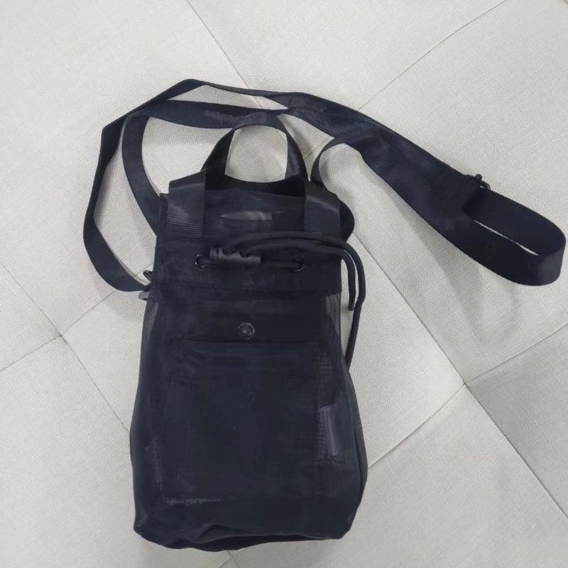 O522 sac seau à bandoulière unisexe noir fourre-tout décontracté Portable Shopping en plein air sac de rangement Transparent